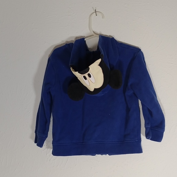 Disney Boys 3T Mickey Mouse Jacket with zipper and Mickey hoodie - Picture 2 of 6